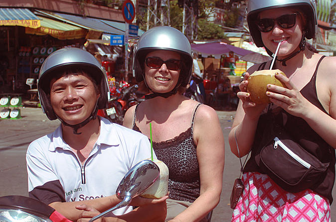Ho Chi Minh City Half Day Saigon Morning Tour by Scooters in Vietnam Asia