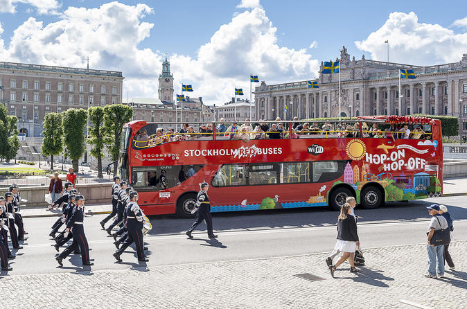 Stockholm Red Bus 72h Hop-On Hop-Off Ticket