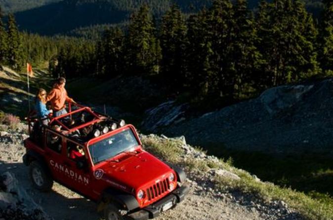 Safari du glacier Blackcomb en jeep 4x4