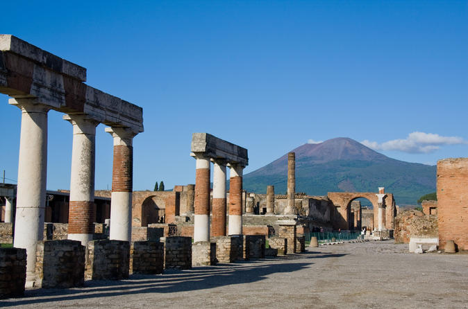 Excursão diurna privada de Roma a Pompeia e Sorrento