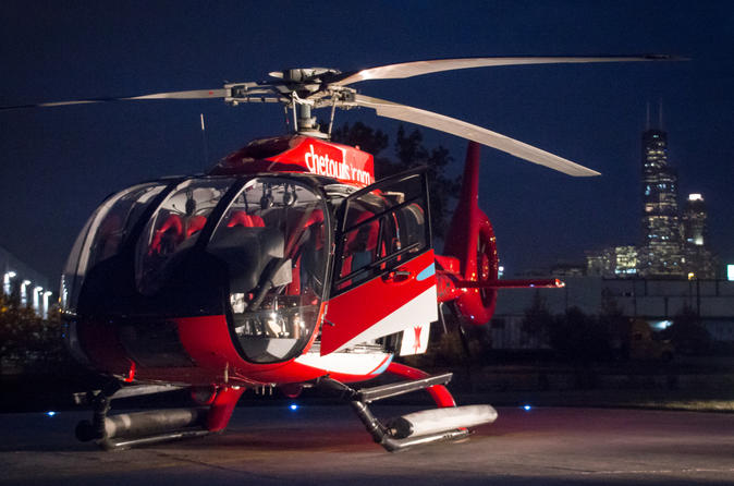 Chicago Helicopter Tour Nighttime Experience - 8 PM Tour 20:00