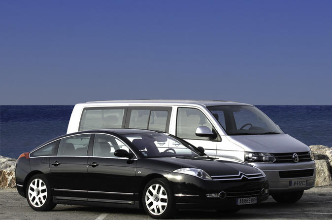 Trasferimento privato all'arrivo dall'aeroporto di Nizza a Cannes, Monaco o Eze