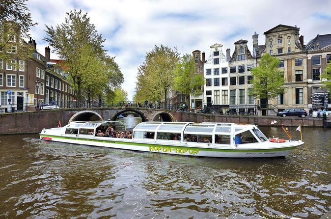 Amsterdam Hop-On Hop-Off Canal Boat - 24-Hour Pass