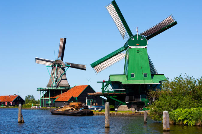 Amsterdam Super Saver: gita giornaliera ai mulini a vento di Zaanse Schans più Delft, L'Aia e Madurodam