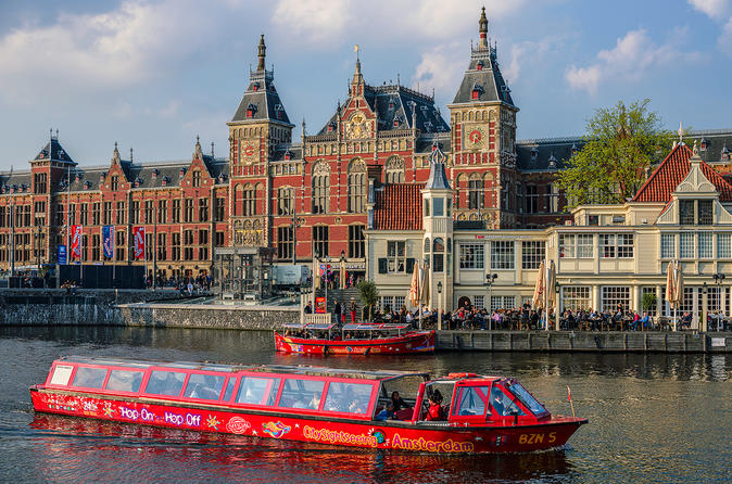 City Sightseeing Amsterdam 24-Hr Hop-On Hop-Off Boat & Skip-the-Line Van Gogh Museum Ticket