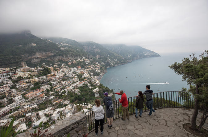 Viagem semiparticular de um dia a Pompéia e a Costa Amalfi saindo de Roma