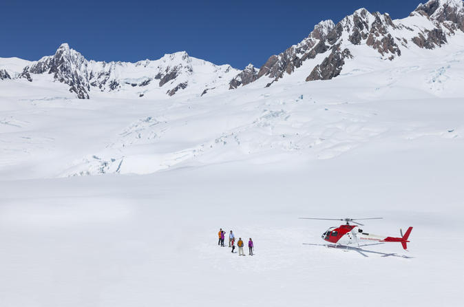 Image result for snow landing on the glacier nz