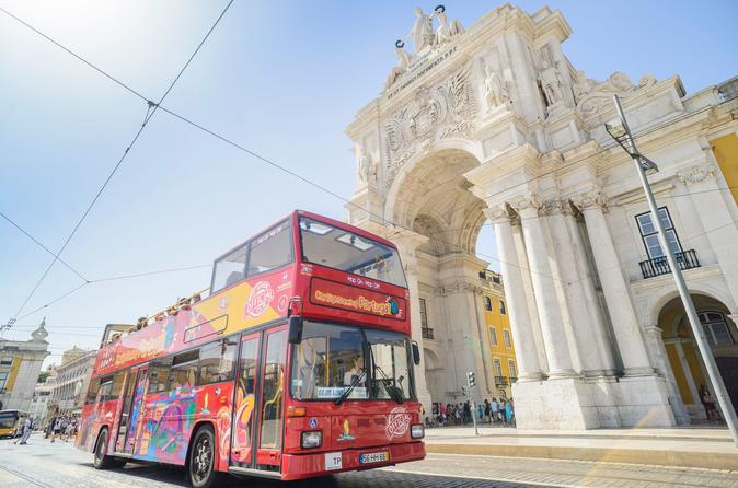 Excursão turística pela cidade de Lisboa em ônibus panorâmico