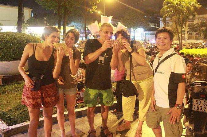 Ho Chi Minh City Evening Saigon Foodie Tour with Scooter Ride in Vietnam Asia