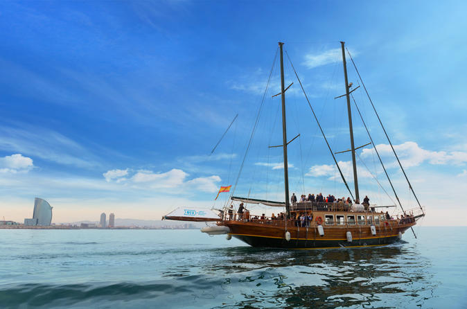 Wooden Boat Cruise in Barcelona - The Water District - 1:30 p.m.