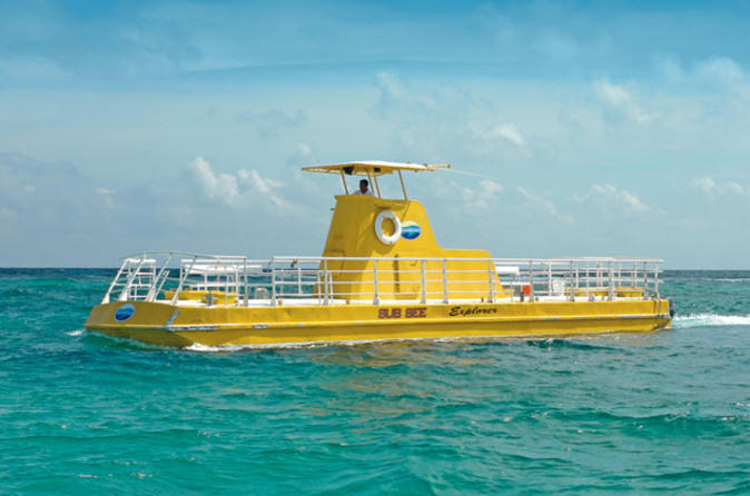 Tour en sous-marin à Cancun et plongée avec masque et tuba en option