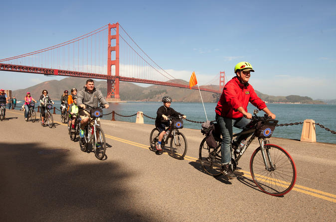 Tour in bici sul ponte Golden Gate di San Francisco fino a Saulsalito