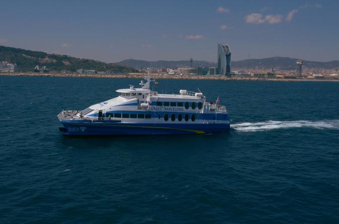 Ferry de alta velocidad de Barcelona a Sitges 2022 - Viator