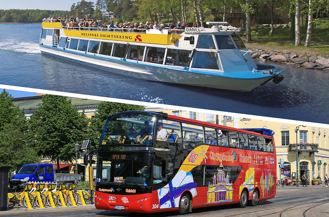 Helsinki Bus and Boat Combination Tour