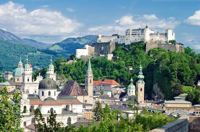 Panoramic Salzburg City Tour plus Austrian Lakes and Mountains Sightseeing Tour