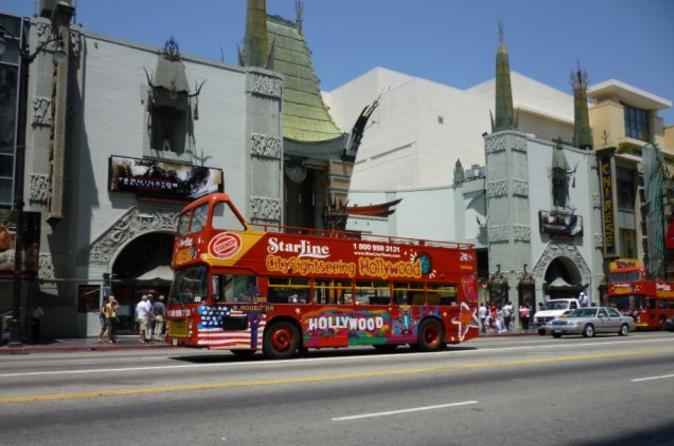 Los angeles hop on hop off double decker bus tour in los angeles 47626