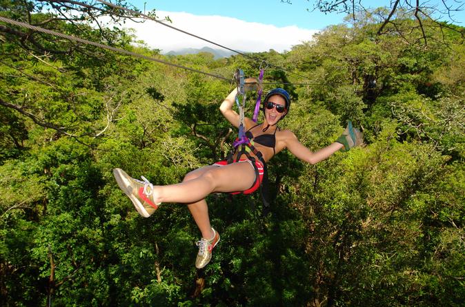 Zipline Tour from Jaco: 25 Cables Over 11 Waterfalls