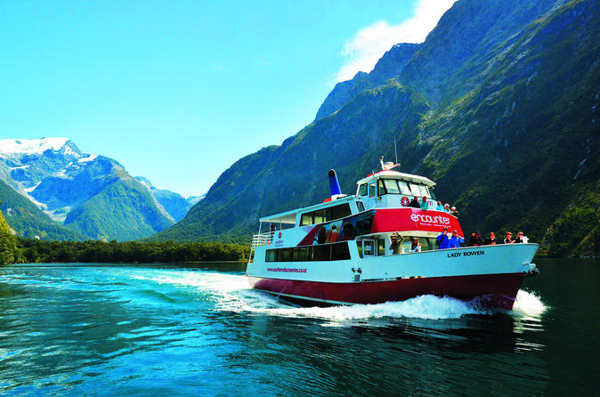 Milford Sound Red Boats