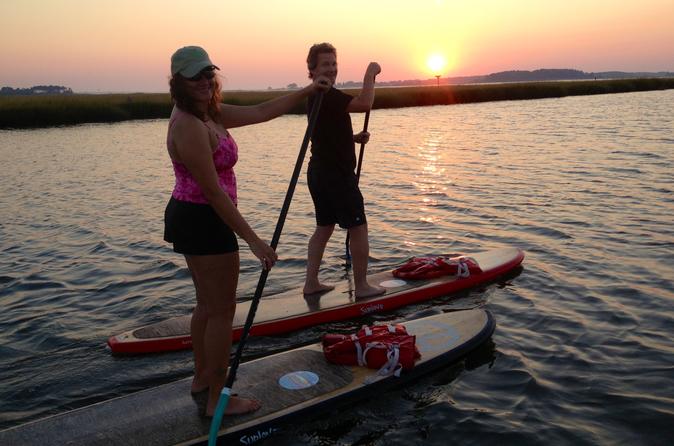 Sunset Paddleboard Excursion on Rehoboth Bay