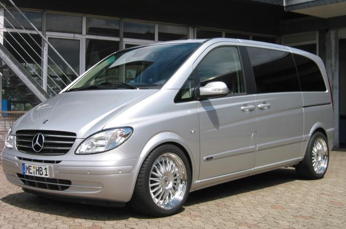 Santiago de Compostela Departure Private Transfer to SCQ Airport in 6 Seater Van