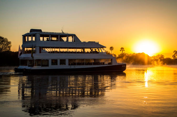 Image result for sunset cruise on the zambezi river