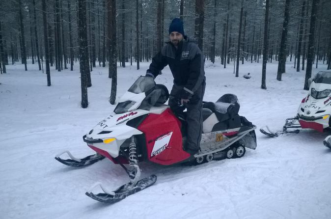 Snowmobile Safari and Ice Fishing Experience from Rovaniemi
