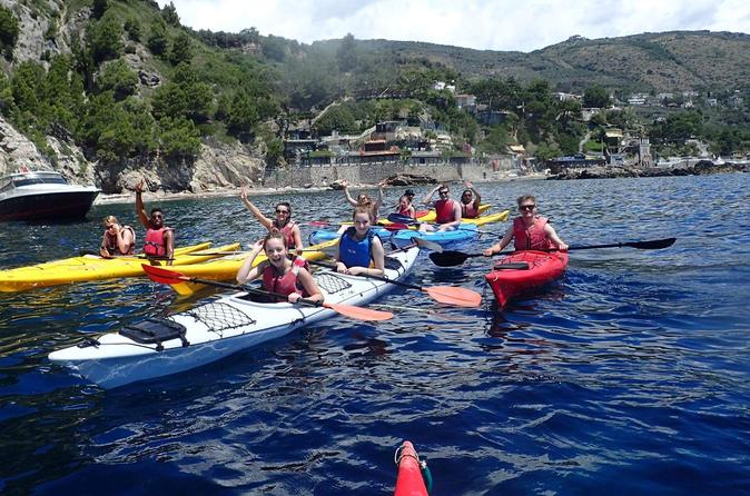 Kayak trip from marina del Cantone