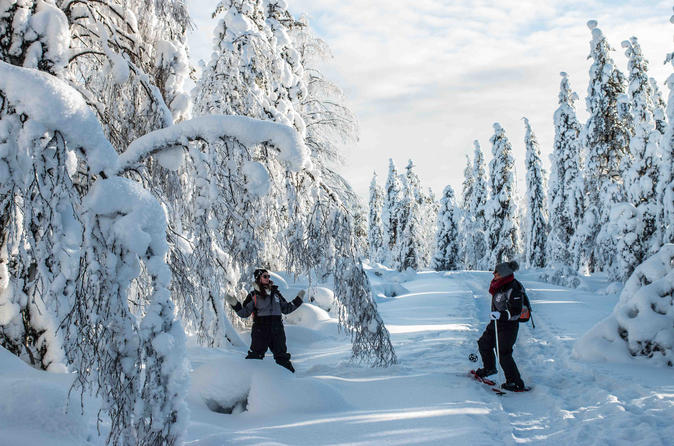 Wilderness snowshoe adventure