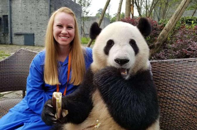 Dujiangyan Panda Holding and Volunteer Project 1 day tour
