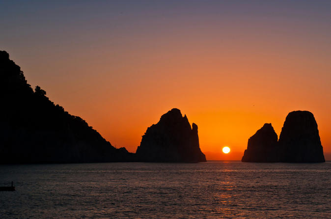Sorrento Coast Boat Tour at Sunset with Swimming and Happy Hour on Board - 18:00
