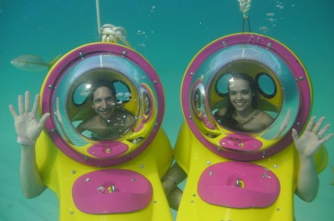 Aventure en scooter sous-marins et plongée avec tuba sous les eaux de Cancún