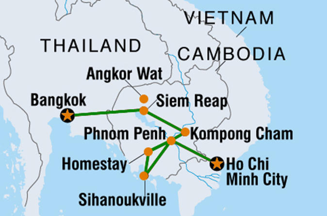 12 Days Basic Cambodia (from Bangkok to Saigon)