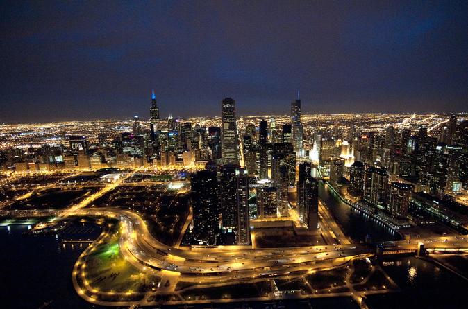Chicago by night helicopter tour in chicago 118507