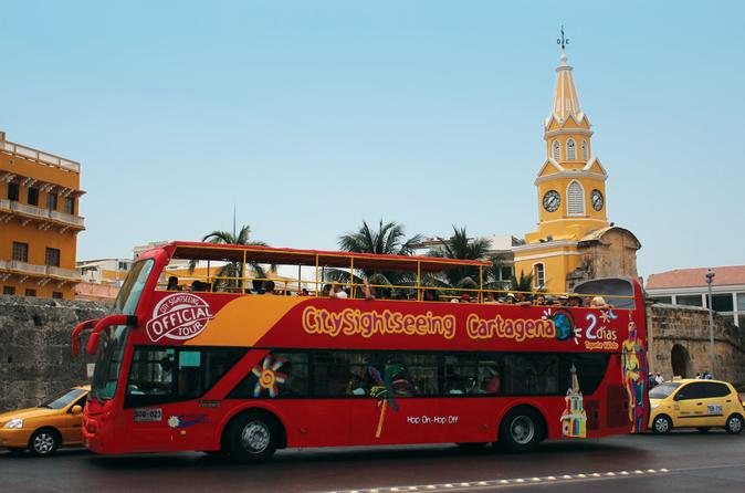 Hop-on-Hop-off-Tour Stadtrundfahrt durch Cartagena