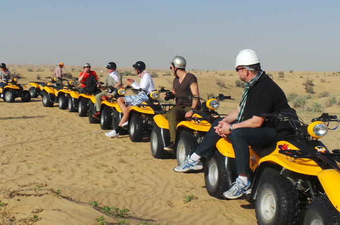 Excursion sans chauffeur dans le désert en buggy ou en quad avec transport au départ de Dubaï