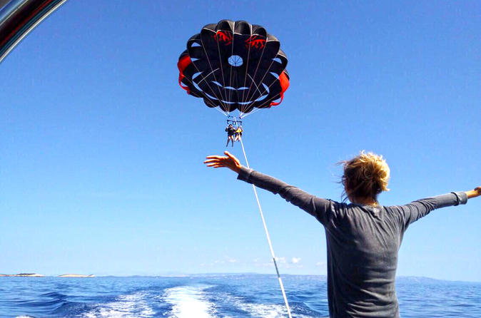 Parasailing in Trogir