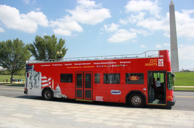 Hop-On Hop-Off Bus Tour of Washington DC: Monuments, Landmarks and Memorials - 24-Hour Pass