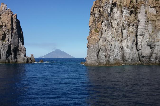 Aeolian Islands : Panarea and Stromboli from Cefalù
