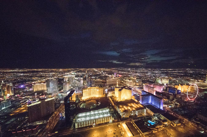 Las Vegas Strip Helicopter Flight at Twilight