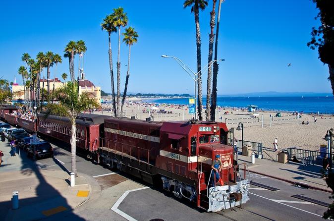 Beach Train from Roaring Camp through Redwoods to Santa Cruz