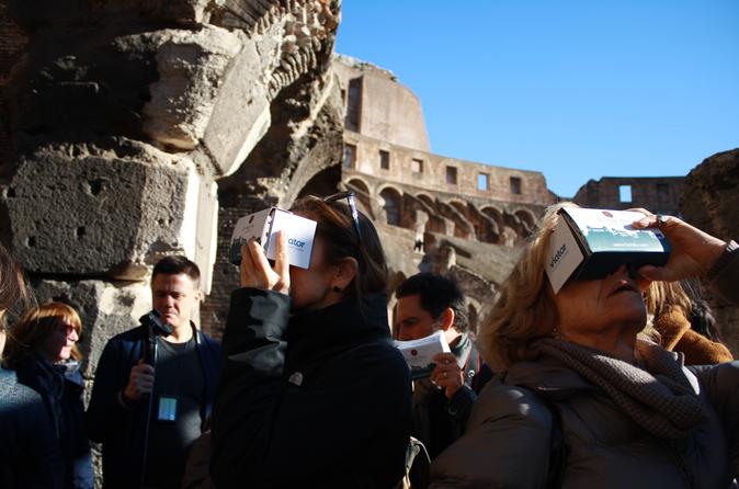 Semi-Private Tour of the Colosseum and Forum with Arena Floor, Gladiator Entrance and Virtual Reality, Rome Tours