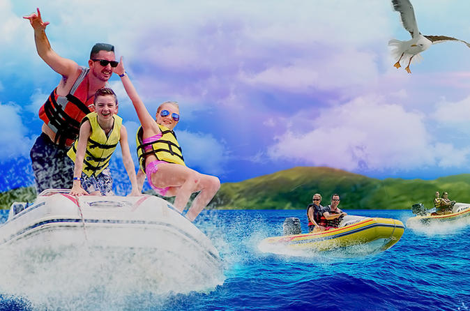 Excursão de Bote com Condução Própria e Mergulho com Snorkel em Simpson Bay