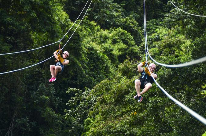 Aventures en tyrolienne à Punta Cana