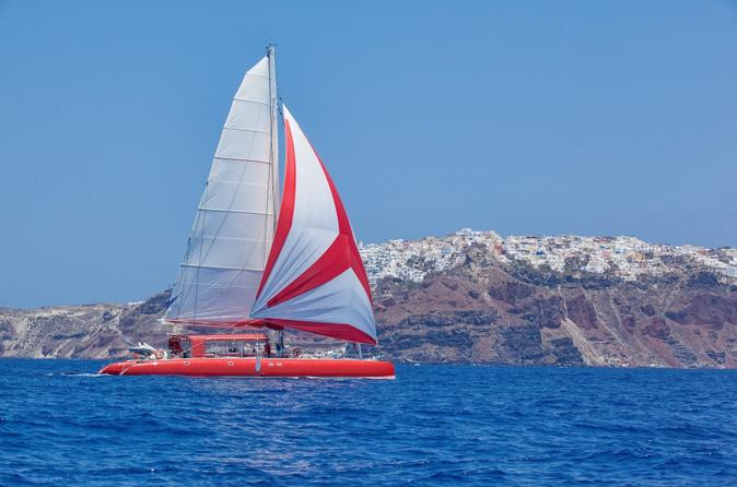 Ocean Voyager 74 Sailing in Santorini Day