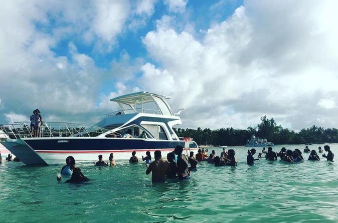 Punta Cana Caribbean Party Boat with Snorkeling and Parasailing