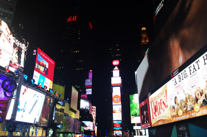 New York at Night Double-Decker Bus Tour
