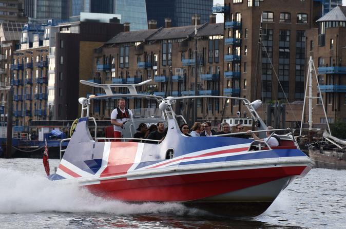 Experience the fastest premium jet boat ride on the river Thames