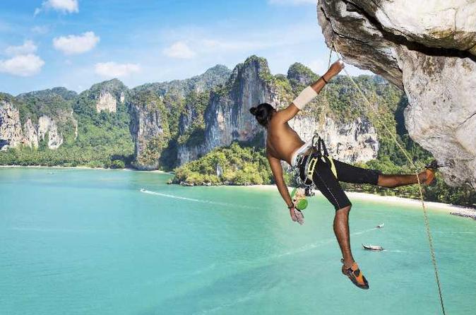 Half Day Rock Climbing Tours At Railay Beach In Krabi