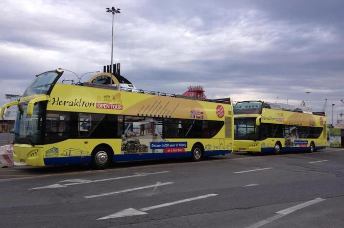 Heraklion Hop-On Hop-Off Double-Decker Bus City Tour