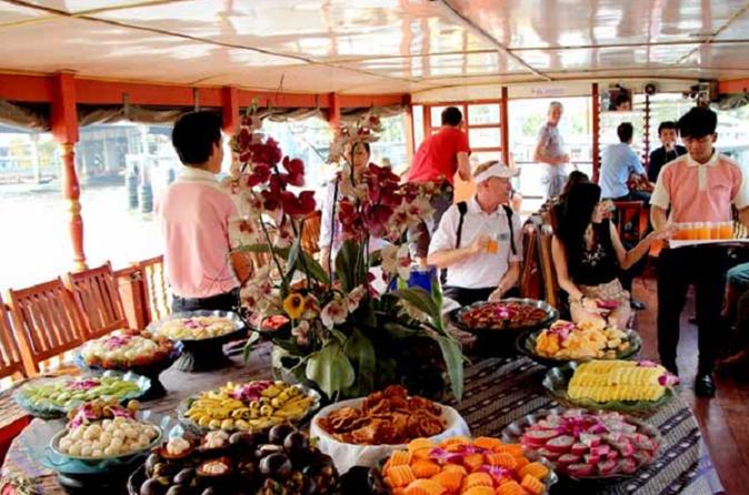 Excursion à Bangkok sur le canal des barges de riz